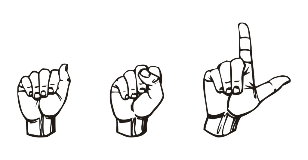 El término correcto es Lengua de Signos, ya que es el idioma o lengua propia de las personas sordas que está basado en la dactilología, un sistema de comunicación que transmite información mediante el uso de los dedos de la mano.