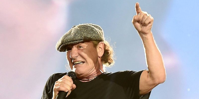 The lead singer of AC/DC Brian Johnson