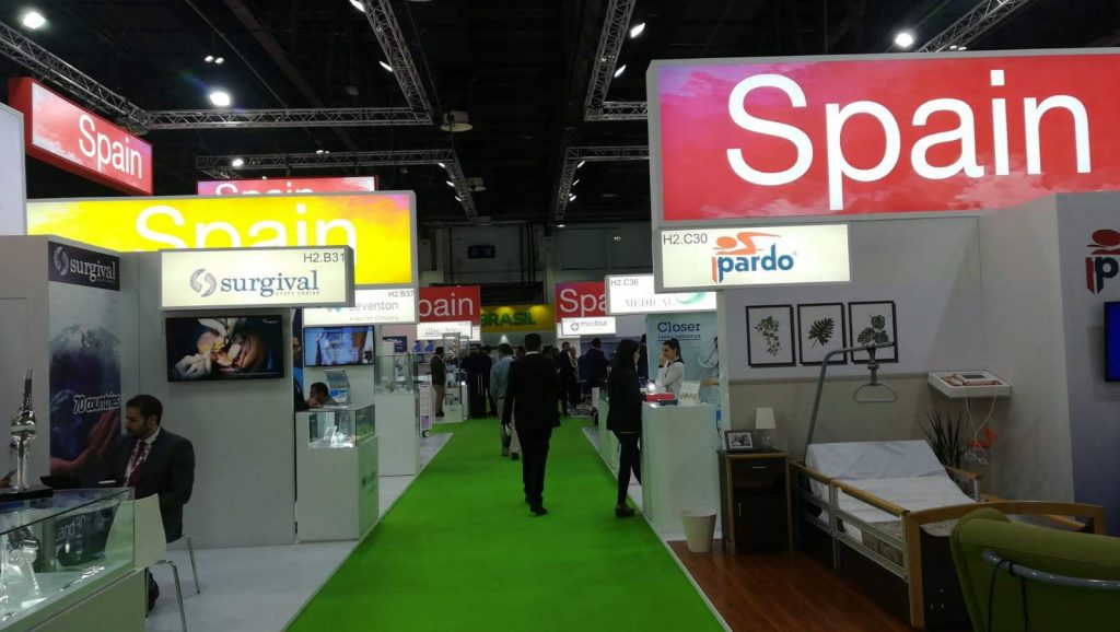 Spanish pavilion at Arab Health