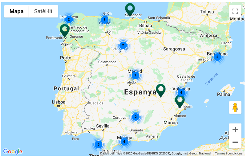 Centros que imparten Audiología Protésica en España